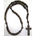 Old Palmwood Full Rosary 6mm